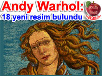 nl ressam Andy Warhol'un 18 resmi bulundu