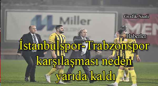 stanbulspor-Trabzonspor karlamas neden yarda kald | Haberler